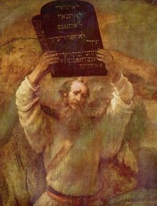 "Moses with the Tablets of the Law" by Rembrandt, 1659 Credit: Wikipedia