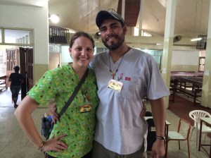 Arnold and Tristina have been working hard all clinic!