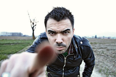 Pointing Face Boy Portrait Finger Hand Man